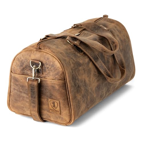 Full Grain Leather Duffle Bag - LO-28