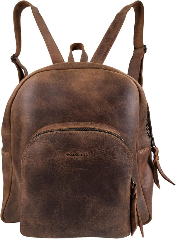 Full Grain Real Leather Backpack  LO - 50