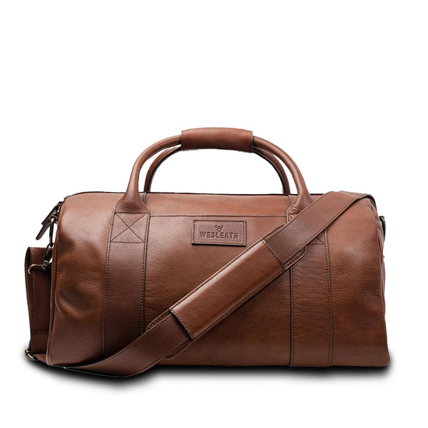 Full Grain Leather Duffle Bag - LO-27