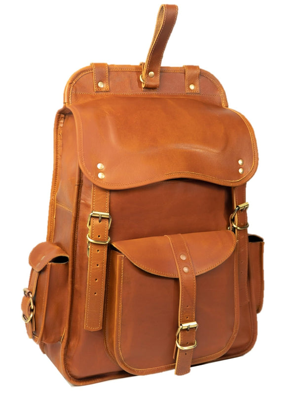 Leather Backpack  LO - 37