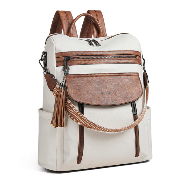 Full Grain Real Leather Backpack  LO - 56