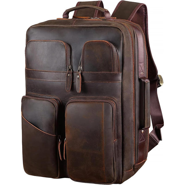 Leather Backpack  LO - 47