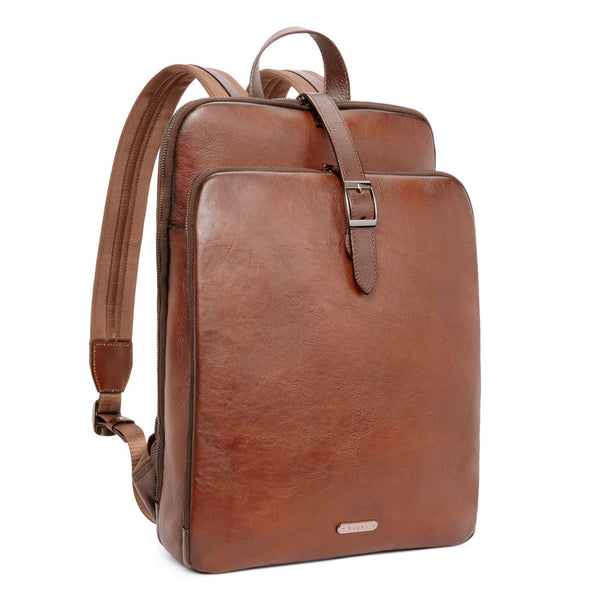 Full Grain Real Leather Backpack  LO - 49