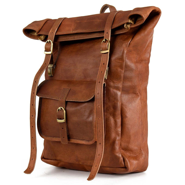 Leather Backpack  LO - 44