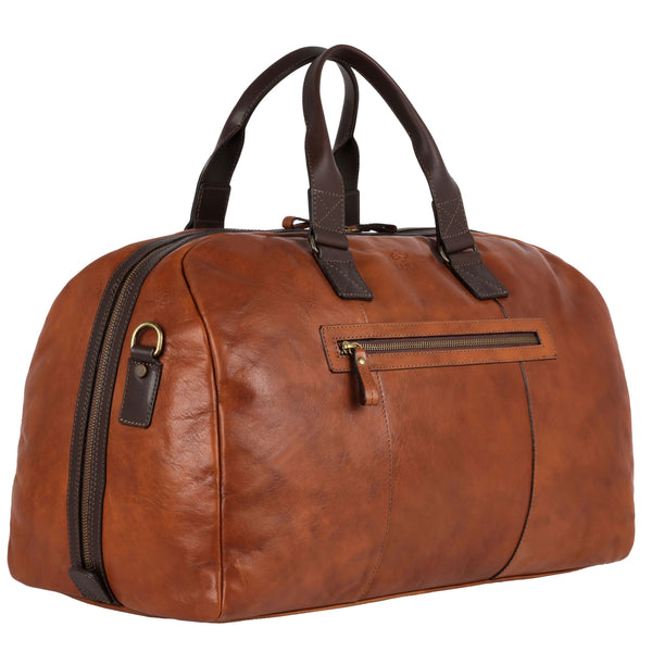 Full Grain Leather Duffle Bag - LO-23