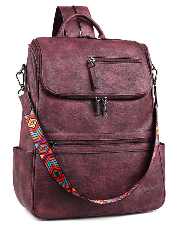 Leather Backpack  LO - 34