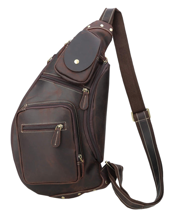 Leather Backpack  LO - 26