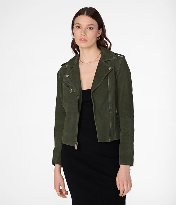 Jackie Asymmetrical Moto Jacket